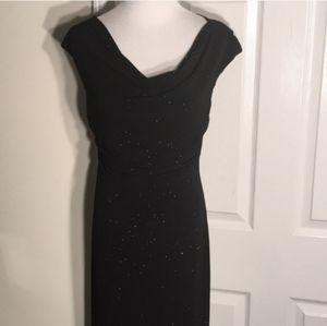 Byer Too! Black Shimmering Black Dress